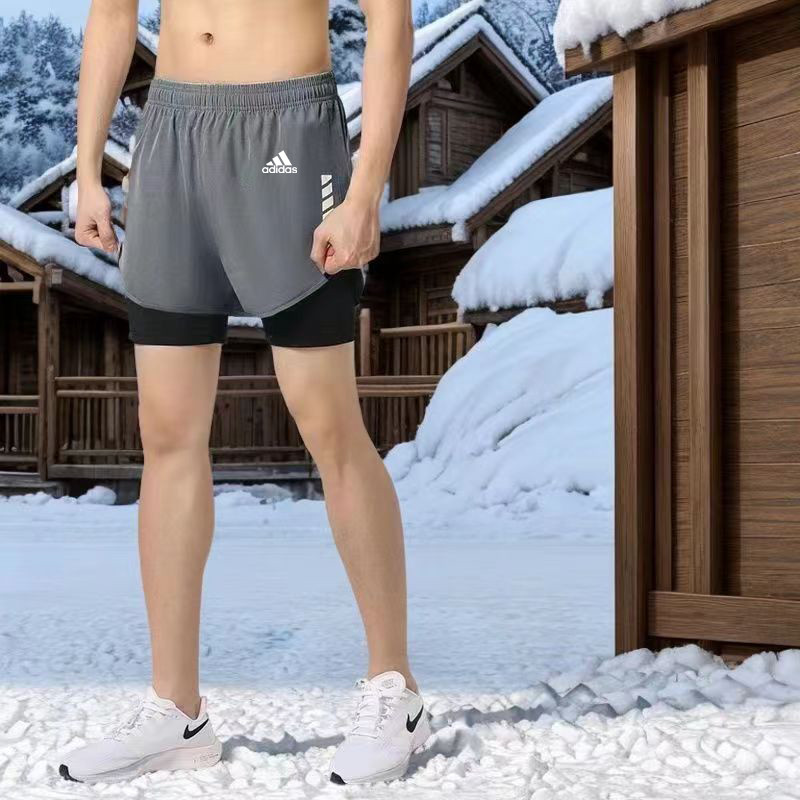 Swimming Shorts Double Layer Short Pants Men and Women Sports Shorts