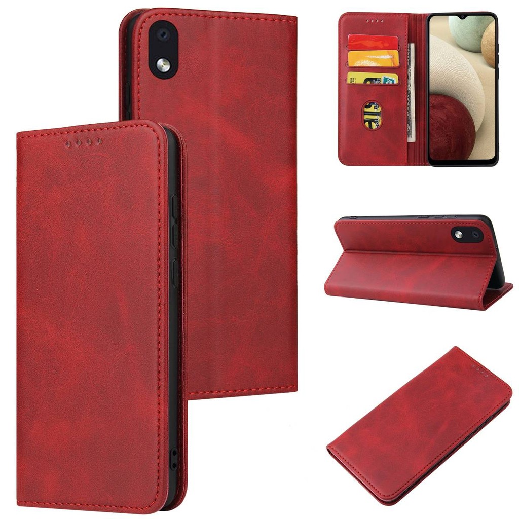เหมาะสําหรับ Samsung A01/M01/A02/A02S/M02S 164 เคสโทรศัพท์หนัง A03 Global Version 164/A03S 164/A03CO