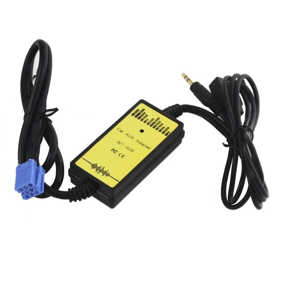 รถ CD อะแดปเตอร์ MP3 อินเทอร์เฟซเสียง AUX USB SD Mini 8P CD Changer สําหรับ VW transporter t5 Sharan