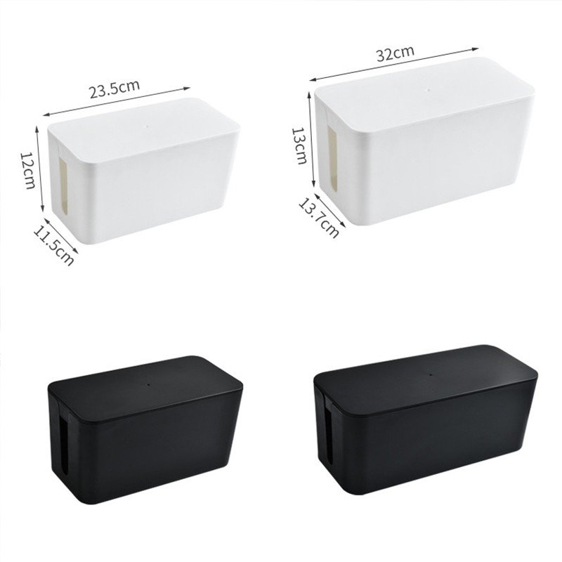 ซ็อกเก็ตซ็อกเก็ตกล่องเก็บรางปลั๊กไฟสายไฟสายเคเบิลข้อมูลที่ชาร์จ ที่เก็บสายไฟ เครื่องมือที่มีประโยชน์ ฮับเดสก์ท็อป - รูปที่ 4