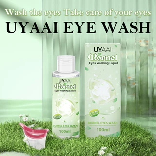 UYAAI คอนแทคเลนส์ 10ml /60ml/100ml/360ml มล. ชุดล้าง แนะนําโดยแพทย์ ถ้วยล้างตาฟรี