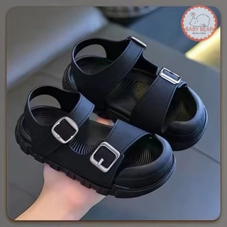 รองเท้าแตะกีฬา รองเท้าเด็ก รองเท้าแฟชั่นเด็ก มีกันลื่น สไตล์มินิมอล สำหรับอายุ 1-4 ปี