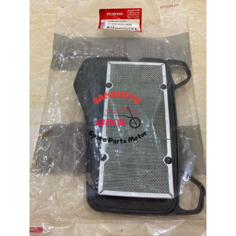 กรองอากาศ K03 REVO 110 FI BLADE FI SUPRA X 125 FI INJECTION ORIGINAL AMM 17210-K03-N30