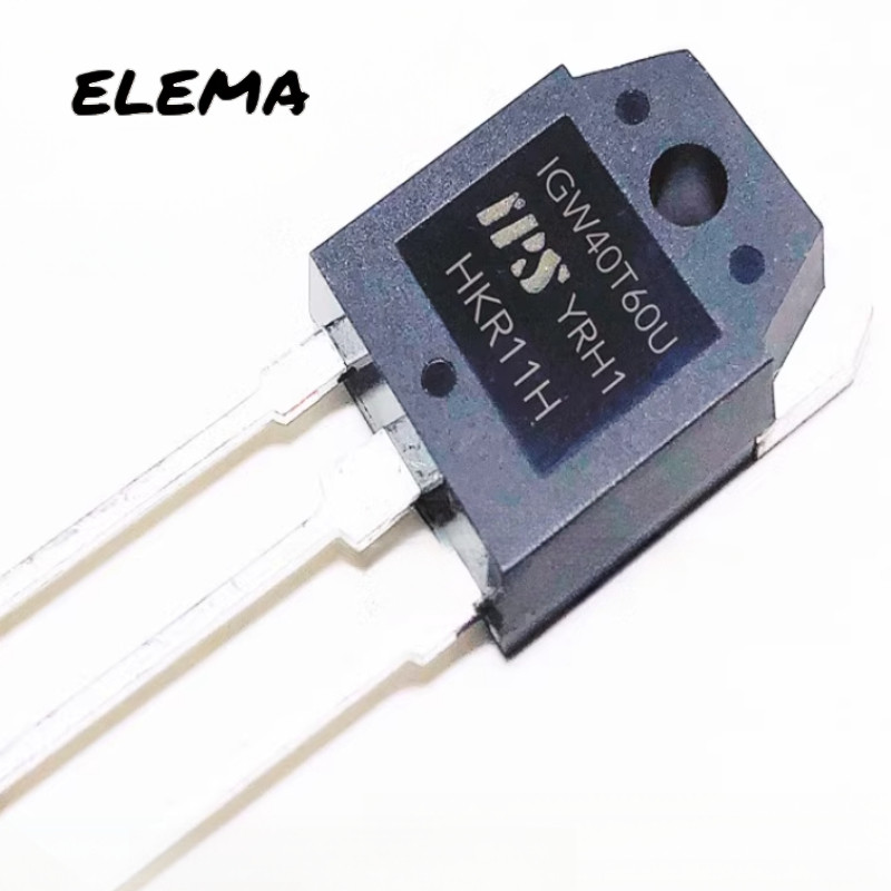 ทรานซิสเตอร์เดิม IGW40T60U IGW40T60F IGW40T60K IGBT ทรานซิสเตอร์ 40A 600V สําหรับเครื่องเชื่อมอินเวอ