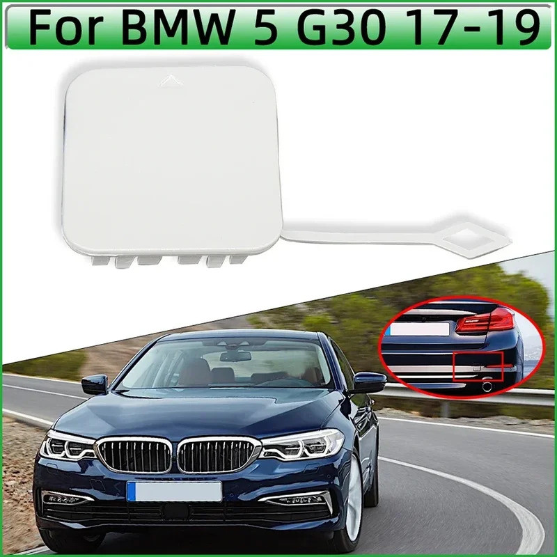 Moto22r รถด้านหลังกันชน Tow Hook Eye ฝาครอบสําหรับ Bmw 5 2017 2018 2019 G30 G38 518 520 525 530 535 