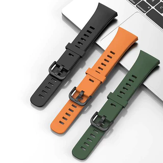 สายซิลิโคนนุ่ม for Huawei Band 10 / Huawei Band 9 / Huawei Band 8 สายกันน้ำและทนทาน for Huawei / Honor Band 7 6