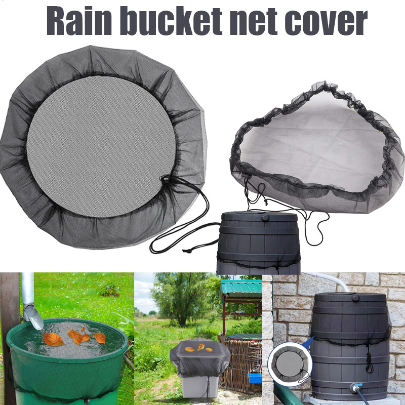 ฝาครอบตาข่ายฝน ฝาครอบถังน้ําฝน แบบตาข่าย ยืดหยุ่น ใช้ซ้ําได้ ทนทาน สําหรับ