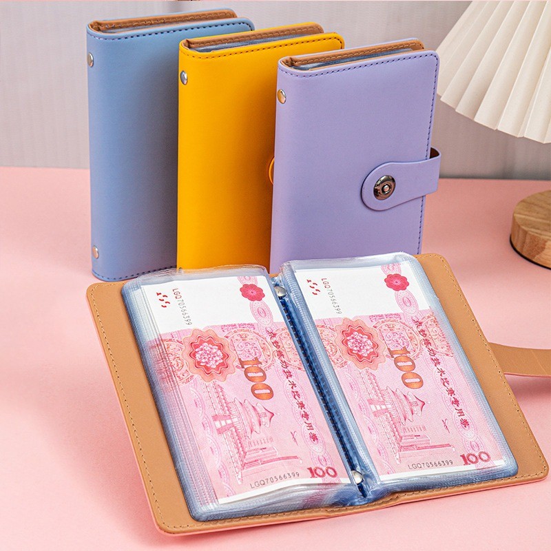 สมุดเก็บธนบัตร กระปุกออมสิน 100 โน๊ต ปลอดภัย พกพาสะดวก เก็บเหรียญรูปถ่ายและเหรียญที่ระลึกได้ - รูปที่ 6