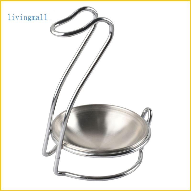 Livi Elegant Swan ที่วางช้อนสแตนเลสสําหรับที่วางที่นั่งขาตั้งชั้นเก็บของ Cookw