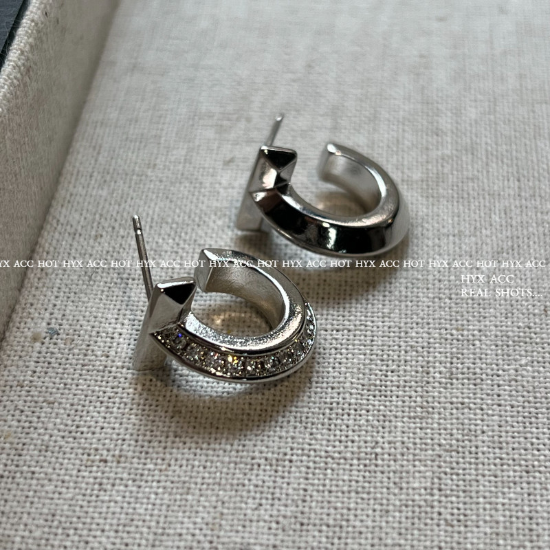 ต่างหูผู้หญิง High-end Simple Shiny Zircon [T] ต่างหู - รูปที่ 6