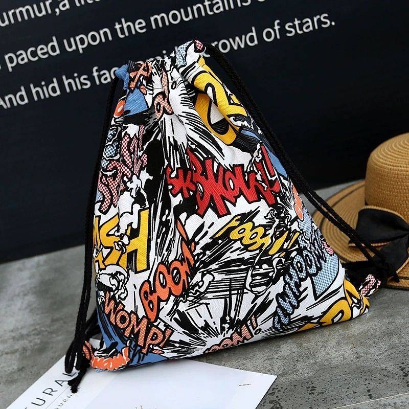 【Ready Stock】 Large Capacity Drawstring Fitness Sports Ball Bag Drawstring Bag Women's Bag Backpack 2025 New Simple Travel Backpack NvzP