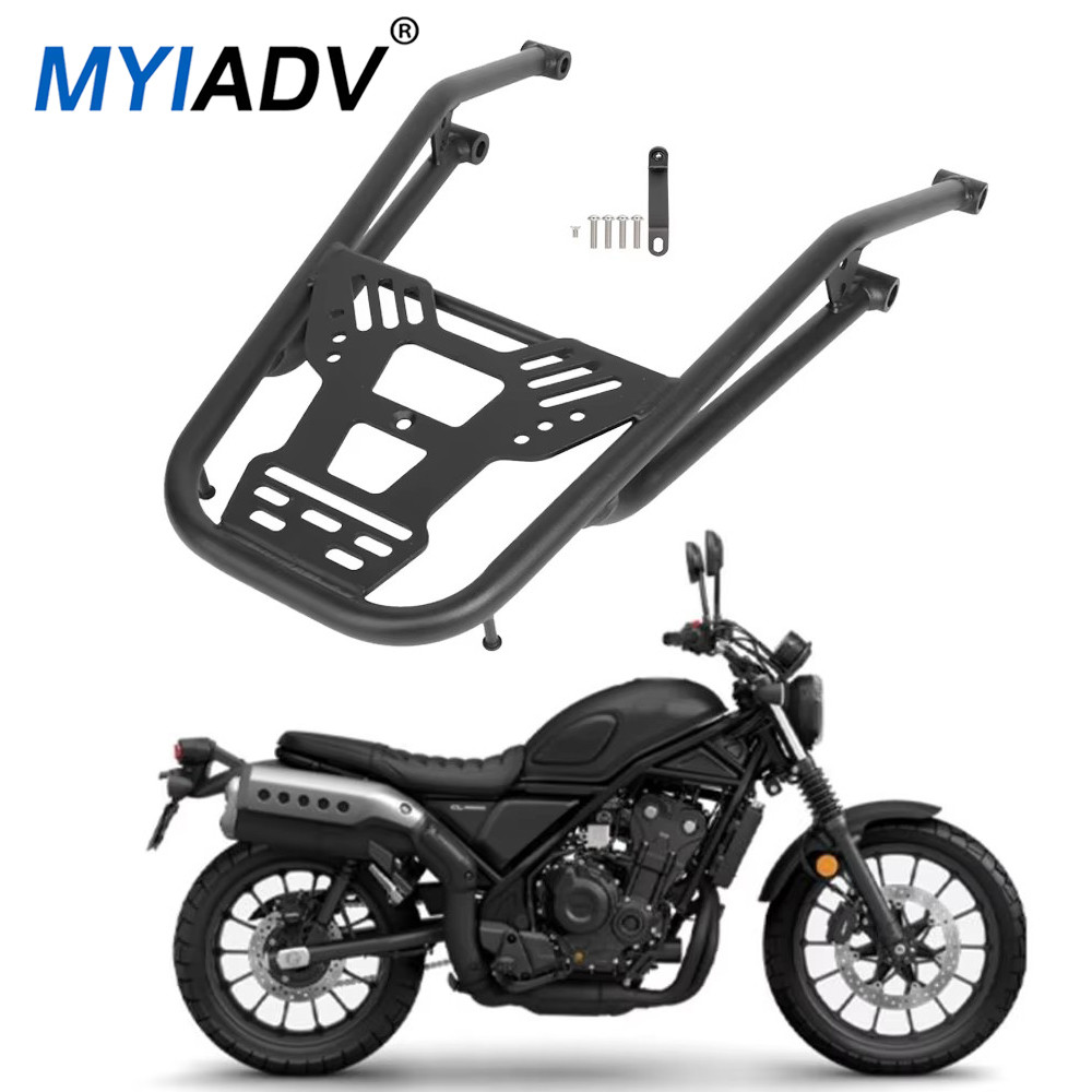 ชั้นวางรถจักรยานยนต์สําหรับ HONDA CL 250 300 500 CL250 CL300 CL500 2023 2024 ด้านหลังกระเป๋าเดินทาง 