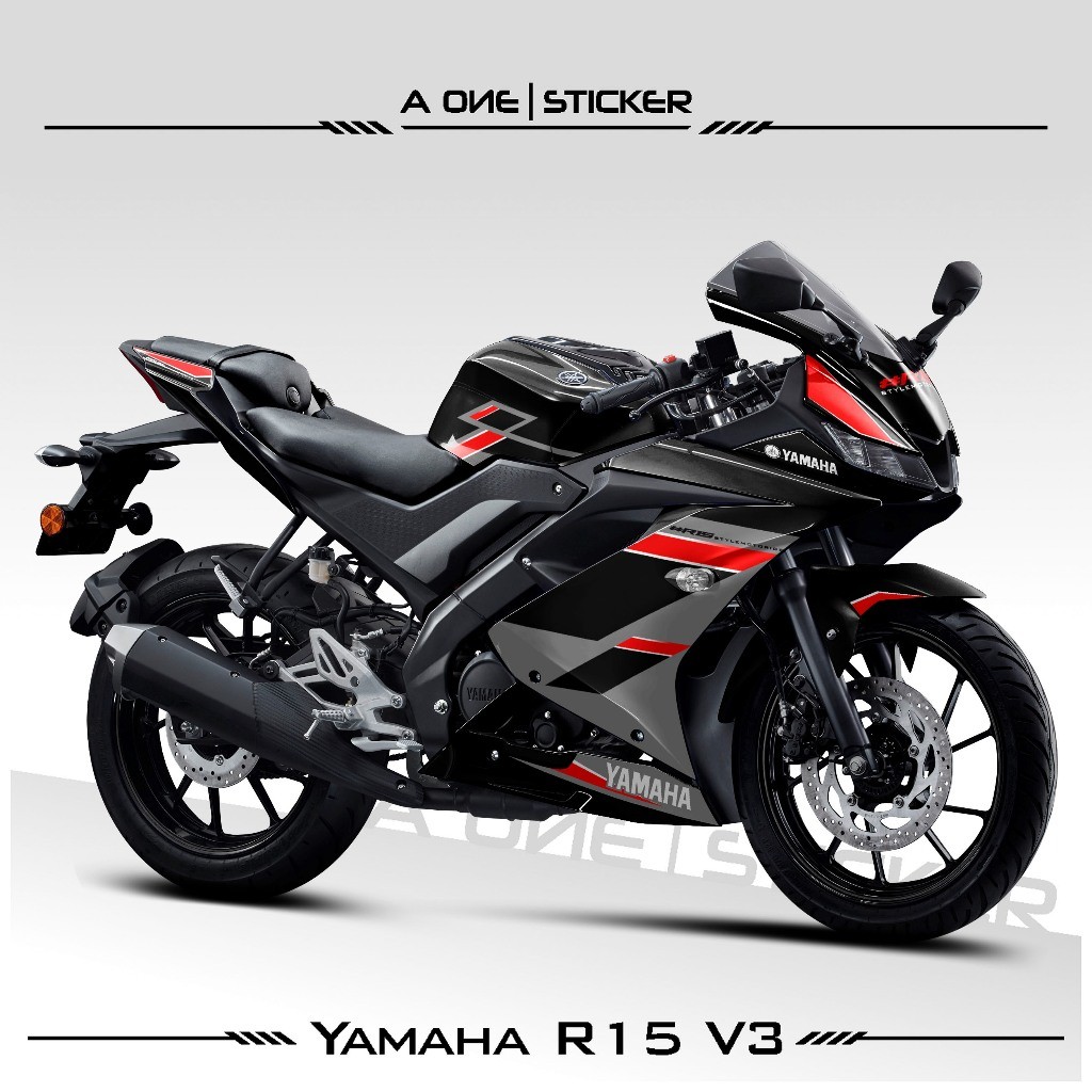 Yamaha R15 V3 Semifull Motif 12 Striping / Yamaha R15 / V3 / R15