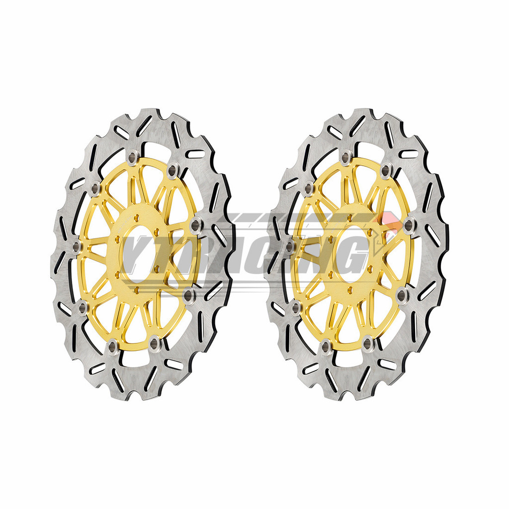 ★บีเจ★เหมาะสําหรับ Yamaha FZR750/1000 XJP1200/1300 YZR750 YZF750 แผ่นเบรคหน้า