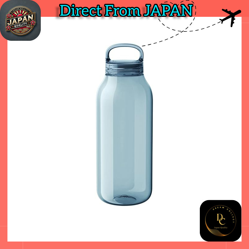KINTO Water Bottle 500ml Blue Lightweight Dishwasher Safe My Bottle 20134