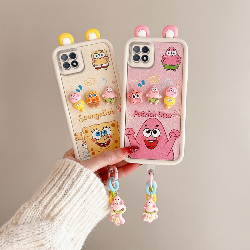 เคส  OPPO A73 5G เคส เข้ากันได้กับรูปแบบหนังน่ารัก 3D หูเคส โทรศัพท์แบบนุ่ม BB-PWED