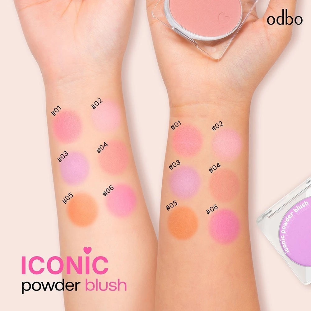 odbo Iconic Powder Blush 4.2g OD1325 thumbnail 10