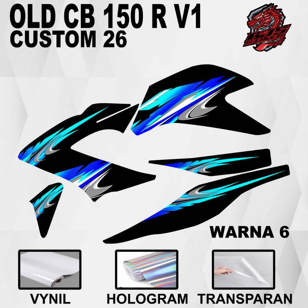 MESIN CB150R V1 cb 150 r 2012 สติ๊กเกอร์ - CB150R Old Graphic G15 สติ๊กเกอร์รูปลอก (ตัดแล้ว (เครื่อง