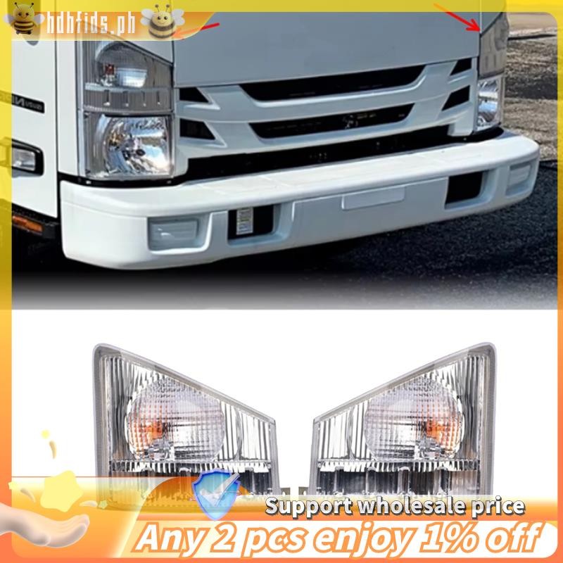 [In ]-ชุดไฟหน้ารถไฟหน้าหมอกโคมไฟมุมสําหรับISUZU NPR NQR 700P 2008-2020