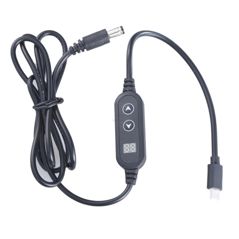 Ba Type C ถึง 5x2 5 มม. สายปรับแรงดันไฟฟ้าสําหรับเราเตอร์ลําโพงของเล่นกล้อง