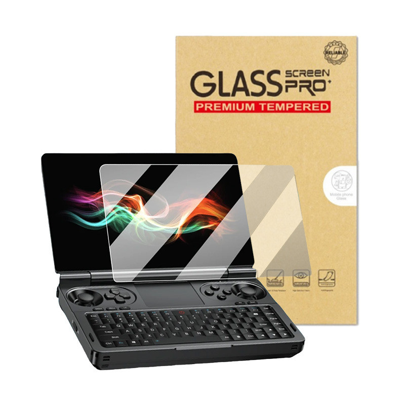 ตัวป้องกันหน้าจอ เข้ากันได้กับ GPD Win Mini,9H Hardness Tempered Glass Protective Film,Scratch Resistance Anti-Fingerprint Crystal Clear
