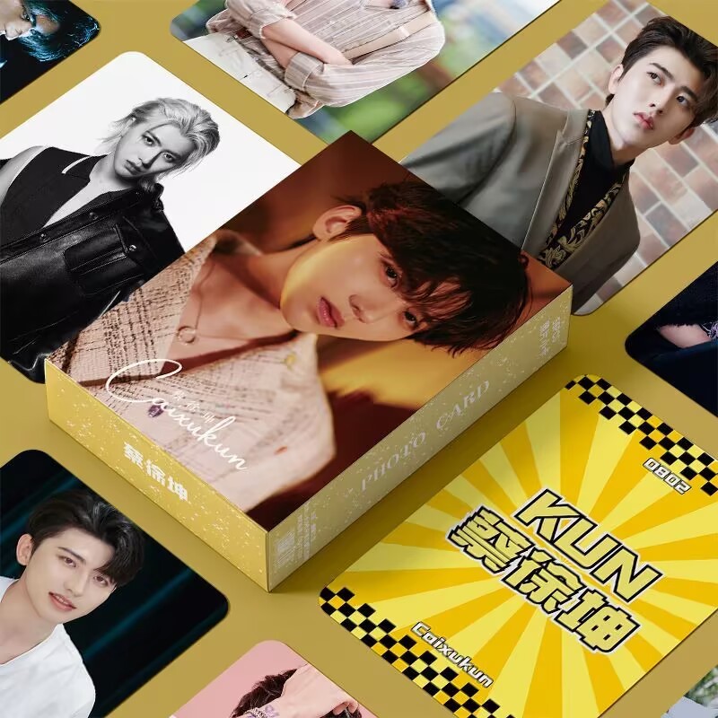 50-55pcs ละคร Actor Zhao Kechun Wu Yaotao โฮโลแกรม Lomo การ์ด Kun Cai Xukun Lin Yi Holographic Photo