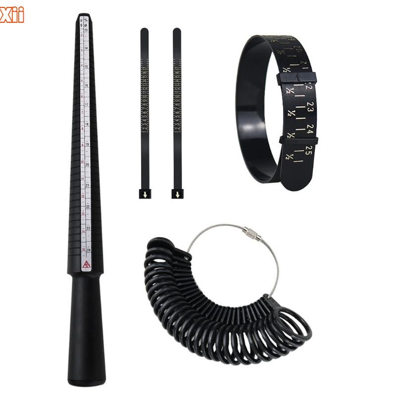 Xii แหวนสร้อยข้อมือชุดการวัดเครื่องประดับทํา US ขนาดแหวน Stick Gauge และเข็มขัด