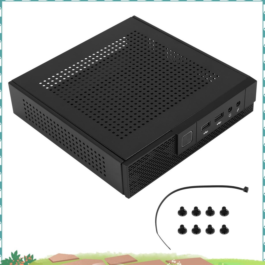 เคสคอมพิวเตอร์ Super ITX TX02 Mini Desktop Case ควบคุมอุตสาหกรรม HTPC Case