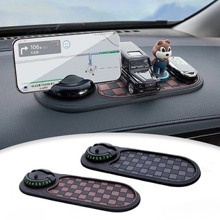Car Dashboard Anti Slip Mat Sticky Pad Car Phone Holder Bracket Parking Phone Number Plate Dashboard Storage Organize
