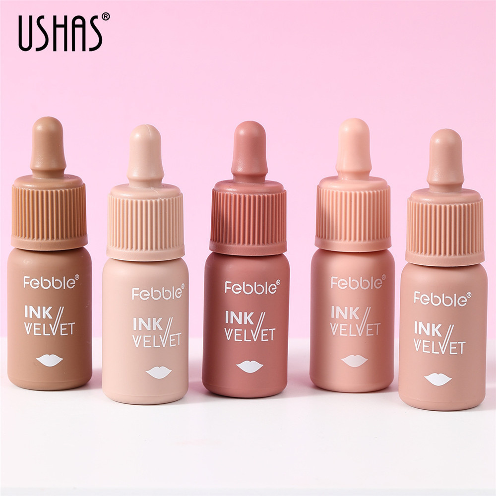 ลิปสติกเนื้อแมทติดทนนาน ถ้วยกันติด ลิปสติกเนื้อมุก ความงามและสุขภาพ กันน้ำ ลิปสติกเนื้อเนียนนุ่ม ลิปสติกสีสวย ง่ายต่อการทา ลิปสติกกันน้ำและกันเหงื่อ HO - รูปที่ 2