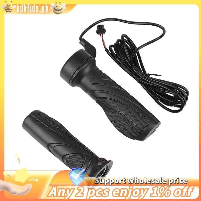 -WUXING Electric Ebike Twist Throttle สําหรับรถจักรยานไฟฟ้า E-Bike ชิ้นส่วนสกู๊ตเตอร์ไฟฟ้า