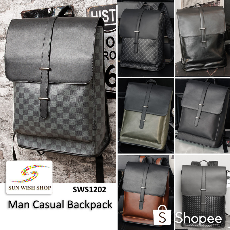 SUNWISH SWS-1202 2024 ใหม่ กระเป๋าเป้สะพายหลัง ใส่แล็ปท็อปได้ หลากสี สไตล์เกาหลี สําหรับผู้ชาย