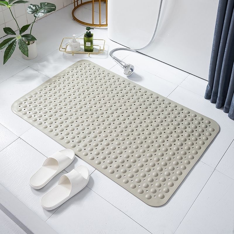 พรมยางกันลื่นห้องน้ำ PVC ขนาด 70x36 ซม. | กันลื่นได้แน่นหนา ลดอุบัติเหตุหกล้ม ทนทาน ทำความสะอาดง่าย