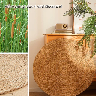 แผ่นลับเล็บแมว พรมแมว กรงเล็บแมวบด หวายทอเสื่อนอนแมว หญ้าพุ่ม พรมวงกลม 3 ขนาด