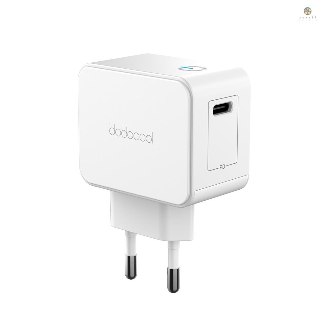 Dodocool อุปกรณ์ชาร์จ USB Type-C 18W พร้อมจัดส่ง สําหรับ iPad Pro 2018 iPhone X iPhone XS iPhone XR iPhone 8 Plus iPhone 8 Apple iPad Pro Samsung S8+