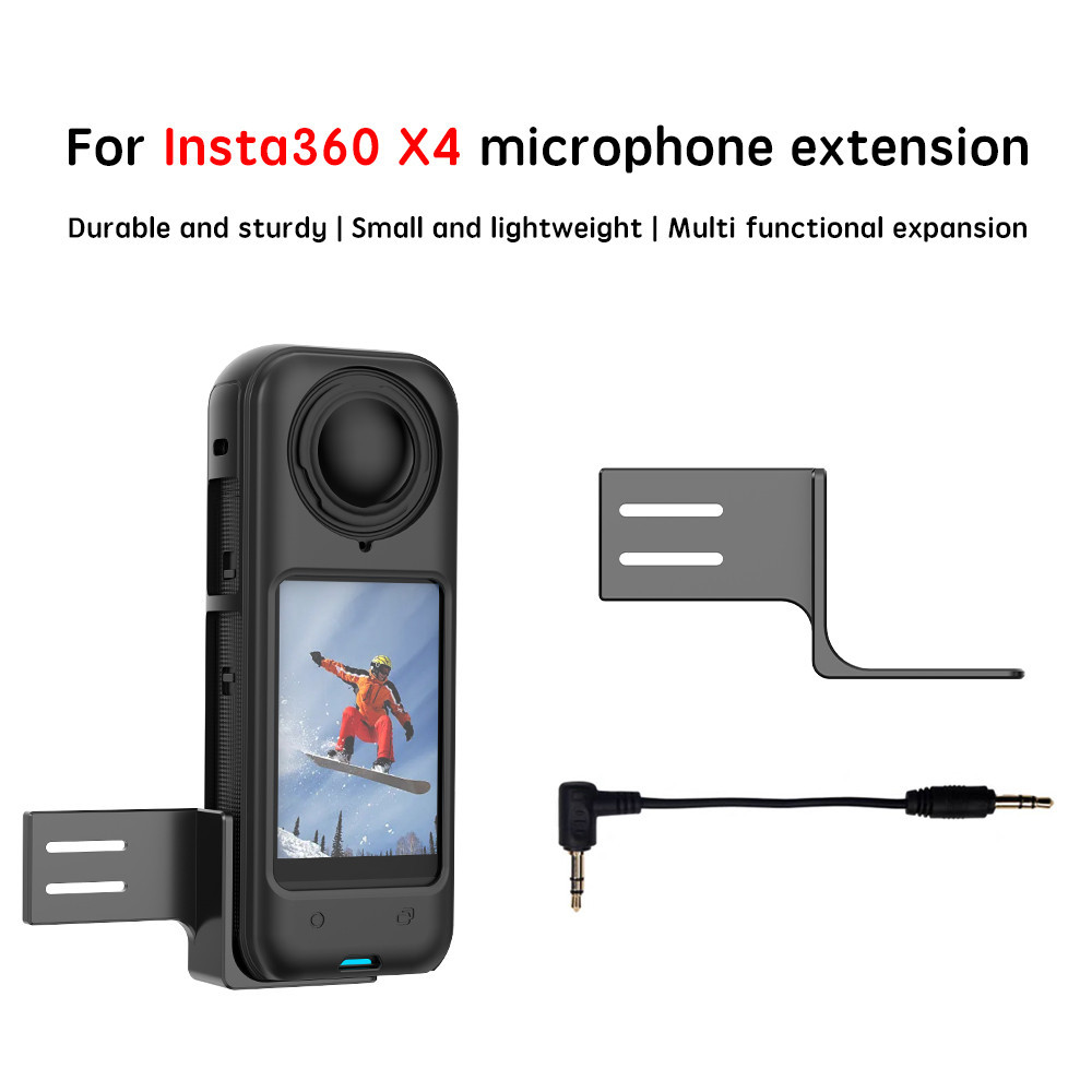 อุปกรณ์เสริมกล้อง ไมโครโฟนพาโนรามา สําหรับ Insta360 X4