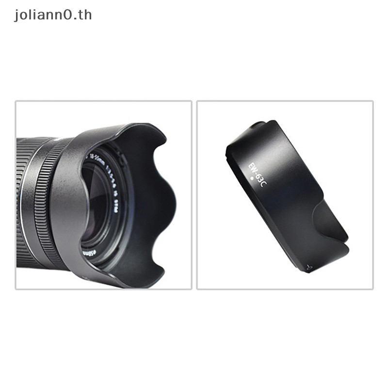 Joliann0 เลนส์ฮู้ด EW-63C 58 มม. ew63c สําหรับ Canon EF-S 18-55 มม. f/3.5-5.6 IS STM 700D 100D 750D 760D th