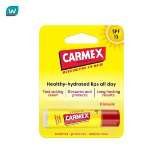 Carmax คาร์เม็กซ์ มอยซ์เจอไรซิ่ง ลิป บาล์ม คลาสสิค เอสพีเอฟ15 4.25 กรัม (แท่ง)