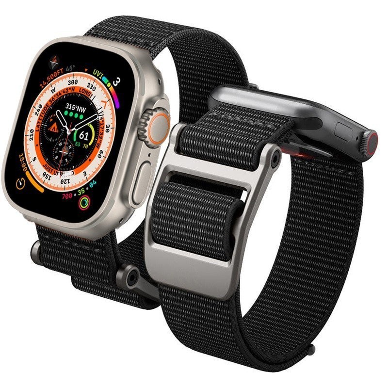 สายนาฬิกาข้อมือไนล่อน 40 มม. ปรับได้ สําหรับ Apple Watch Series 8 7 5 SE 6 Apple Watch 8 ultra 49 มม. 45 มม. 44 มม. 42 มม. 41 มม.