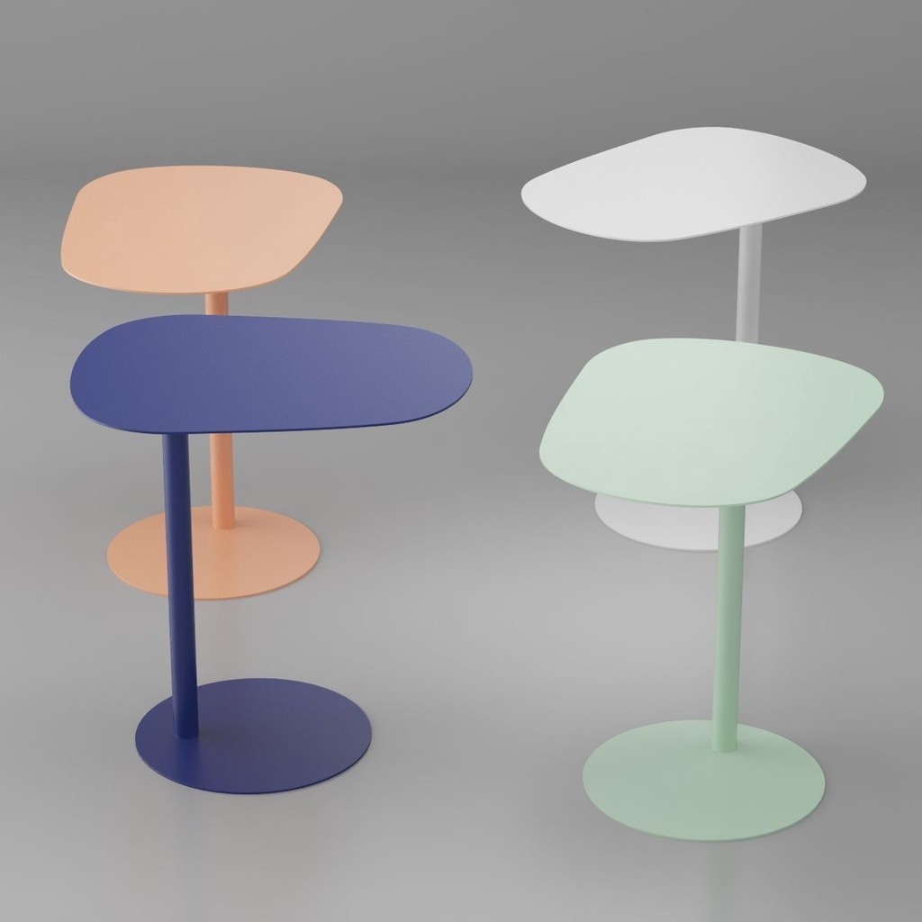 Nordic designer โซฟาโต๊ะข้างตกแต่งบ้านโมเดิร์นหรูหราเหล็กโต๊ะกาแฟ