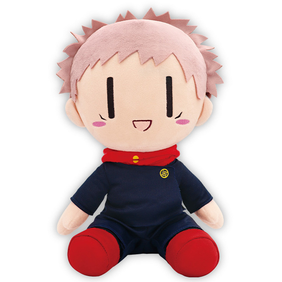 ใหม่น่ารักญี่ปุ่นอะนิเมะ Jujutsu Kaisen Itadori Yuji Big Plushes ตุ๊กตาหมอนตุ๊กตาของเล่น 30 ซม.เด็กเ