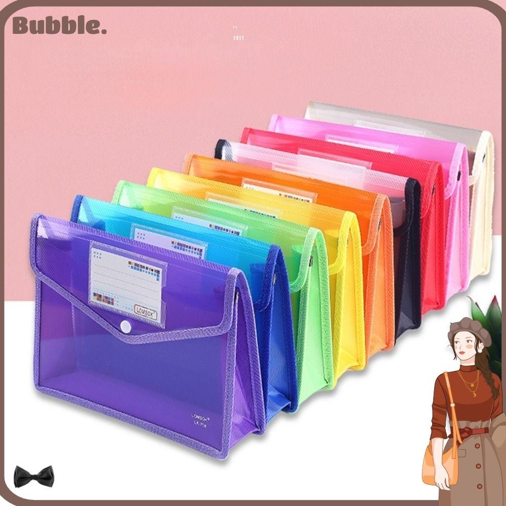 Bubble A5 แฟ ้ มโฟลเดอร ์ ทนทานกันน ้ ําเครื ่ องเขียนกระเป ๋ าเก ็ บแฟ ้ ม Organizer