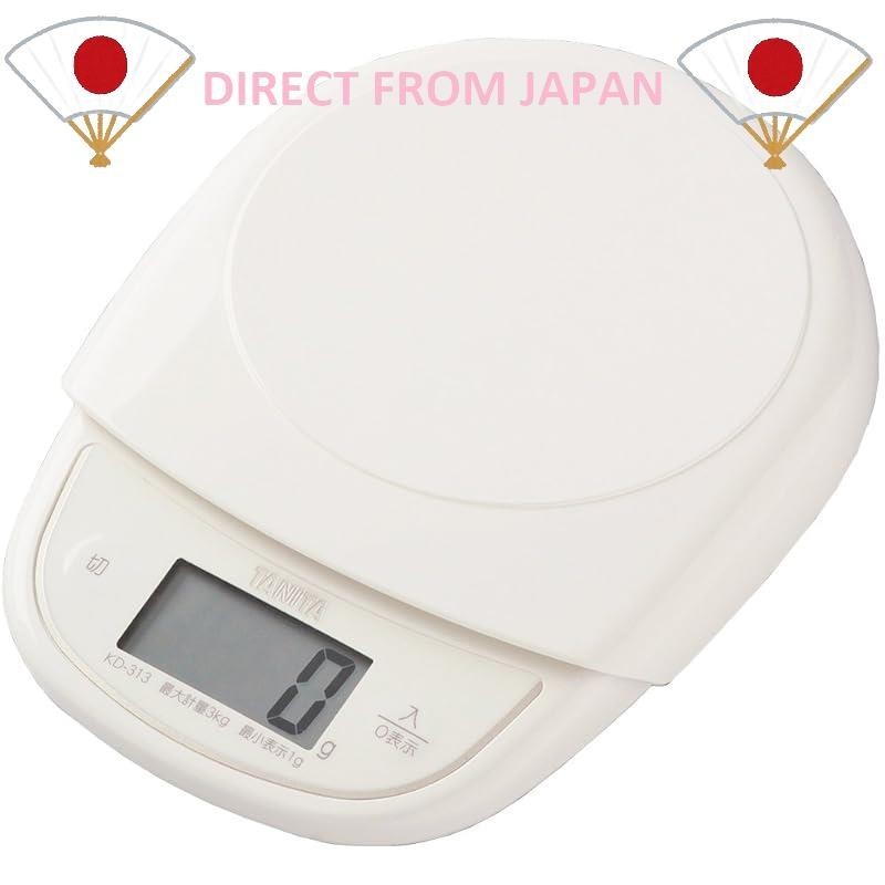 Tanita Cooking Scale Kitchen scale Cooking made in Japan Digital 3kg 1g unit Ivory KD-313 IV