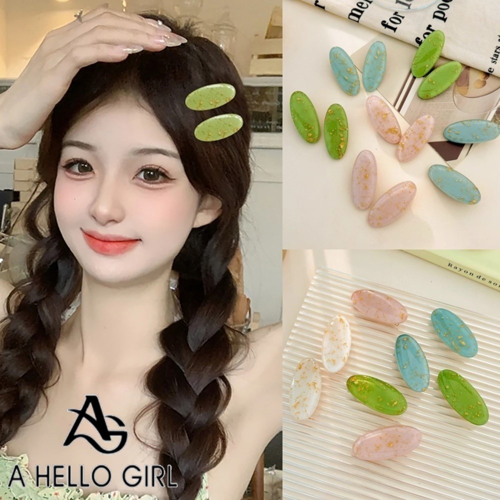 สาวน ่ ารักสดสีสันไหลทรายห ่ านไข ่ รูปด ้ านข ้ าง Bangs เป ็ ด Beak คลิป