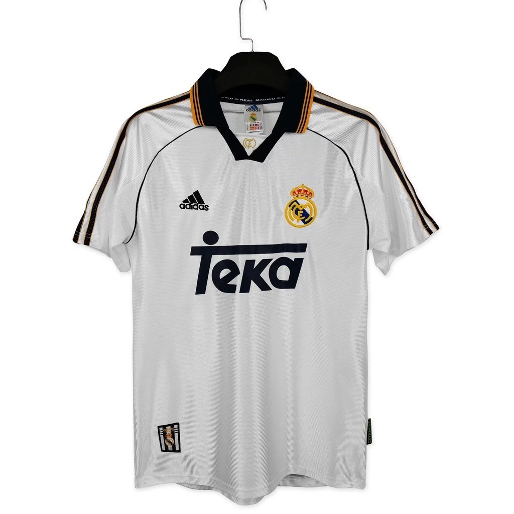 Real Madrids RMD 98-00 Home Away Retro Soccer Jersey Football #RAUL