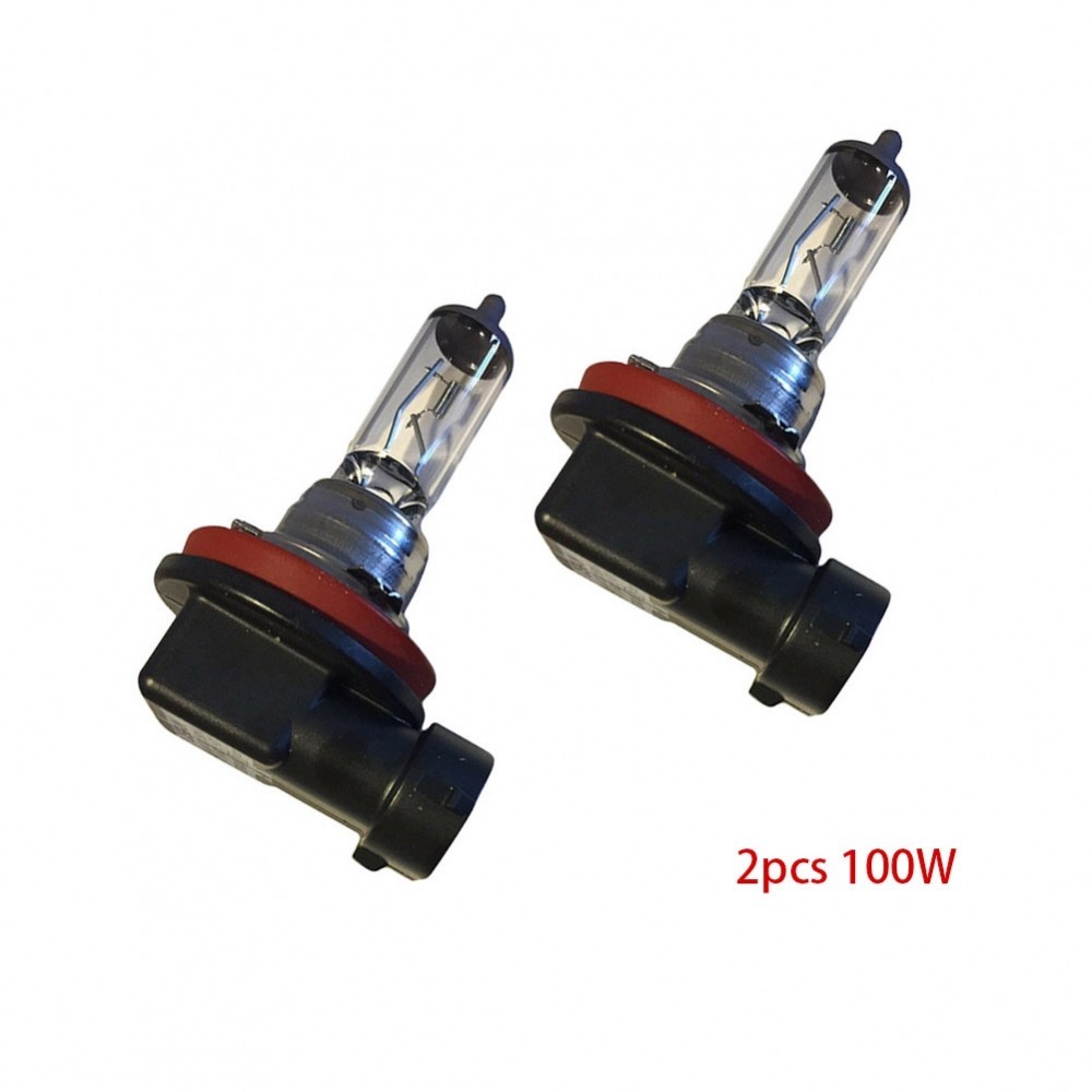 หลอดไฟฮาโลเจนเรือ Super Bright 100W 12V 2pcs 6000K อุปกรณ ์ เสริมด ้ านหน ้ า H11
