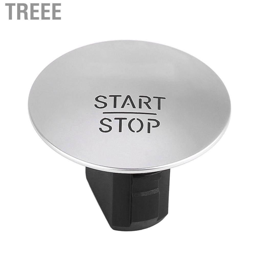 Treee เครื่องยนต์ Go Start สวิตช์จุดระเบิด Keyless Stop Push Button สำหรับ 2215450714 Silver