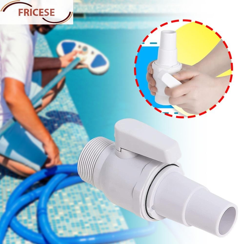 2-way Ball Valve Float Valve Pool Filter Stop Connector สําหรับ Home Backyard Plunge [Fricese.th ]