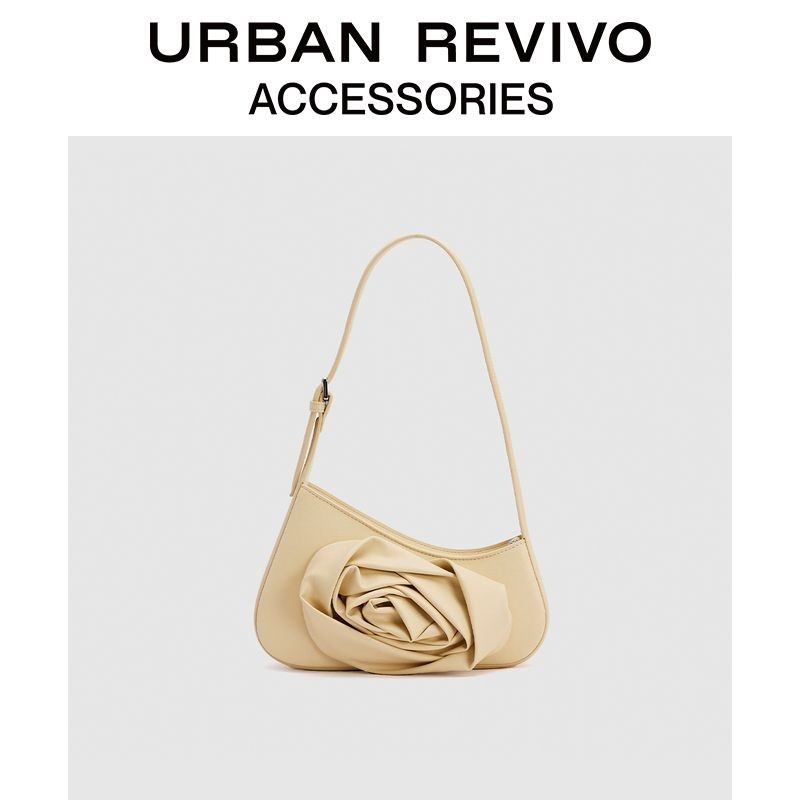 [ คลังสินค ้ าพร ้ อม ] Urban Revivo French Style Temperament Shoulder Bag Uawb30141