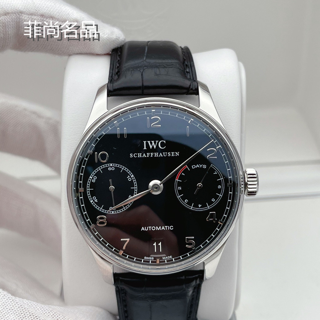 Iwc IWC IWC โปรตุเกส Chronograph Automatic Mechanical Men 's Watch IW500703นาฬิกาสวิส